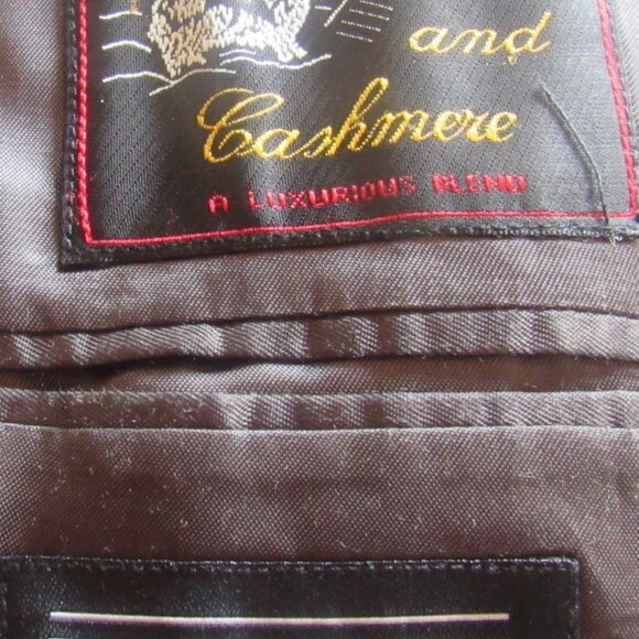 Tradizioni Size 54 L/Tall, Men's Gray Suit Jacket Wool and Cashmere Blend C444-4 - Picture 6 of 10